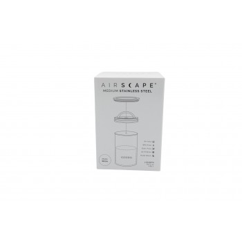 Airscape? Edelstahl-Aromabeh?lter mittel, wei? matt