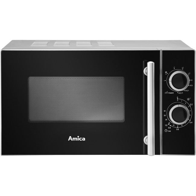 Amica AMGF20M1GS microwave Countertop Grill microwave 20 L 700 W Black, Silver Amica AMGF20M1GS microwave Countertop Grill microwave 20 L 700 W Black, Silver