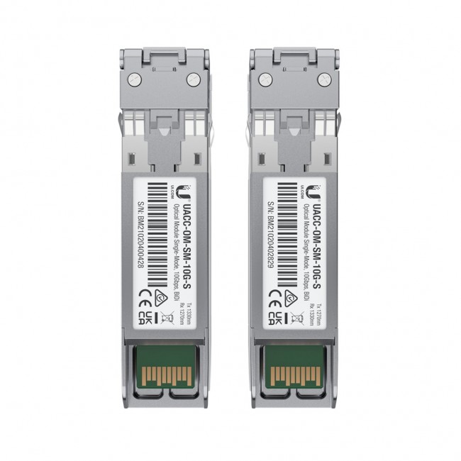 Ubiquiti UACC-OM-SM-10G-S-2 network transceiver module Fiber optic 10000 Mbit/s