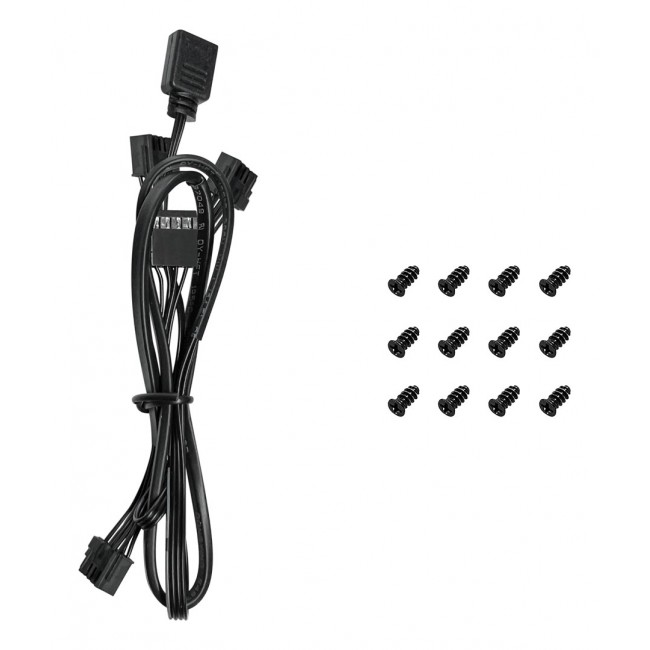 DeepCool FL12-3 in 1 Computer case Fan 12 cm Black 3 pc(s)