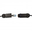 LogiLink CQ7143S networking cable Black 50 m Cat6a S/FTP (S-STP)