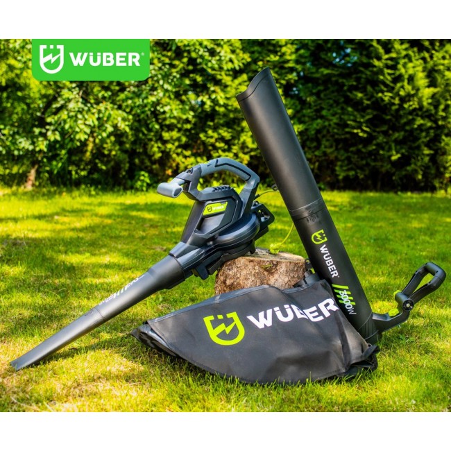 Electric leaf blower 3000 W with shredder 15:1 W43422 WUBER