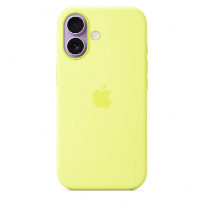 Apple iPhone 17 Silicone Case with MagSafe Neon Yellow