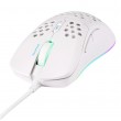 Deltaco Gaming GAM-108-W mouse Right-hand USB Type-A Optical 6400 DPI