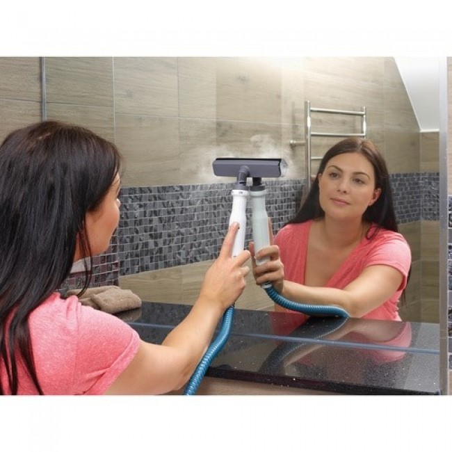 Black & Decker BHSM166DSM steam cleaner Steam mop 0.5 L 1600 W Aqua colour, White
