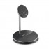Hama 00201738 mobile device charger Headphones, Smartphone Black USB Wireless charging Fast charging Indoor