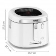 Tefal Filtra Vision FF2541E0 fryer Single 2.1 L Stand-alone 1900 W Deep fryer White Tefal Filtra Vision FF2541E0 fryer Single 2.1 L Stand-alone 1900 W Deep fryer White