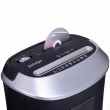 Shredder Activejet ASH-1201D, P-3, 25 l, 5x38 mm shreds, black and silver.