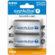 Rechargeable batteries everActive R20/D Ni-MH 5500 mAh ready to use Rechargeable batteries everActive R20/D Ni-MH 5500 mAh ready to use