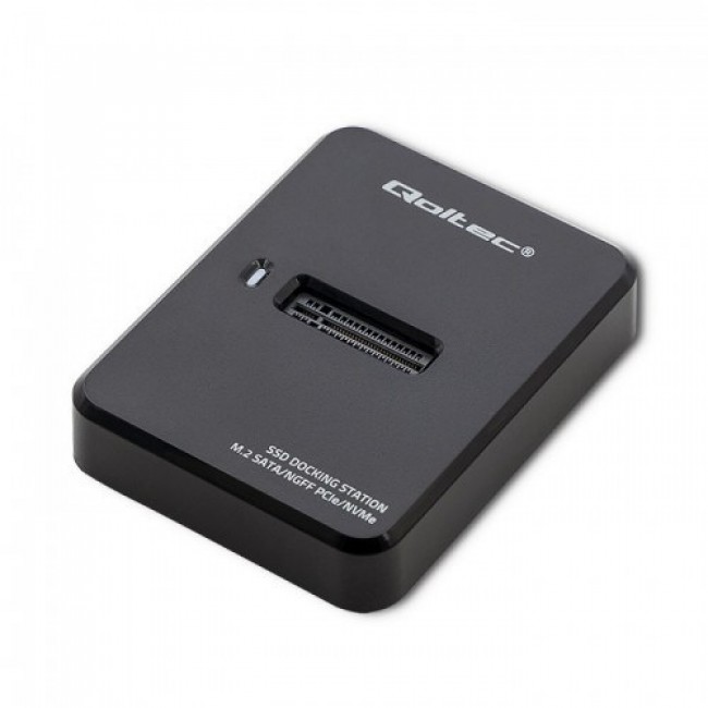 Qoltec 50313 storage drive enclosure SSD enclosure Black M.2 Qoltec 50313 storage drive enclosure SSD enclosure Black M.2