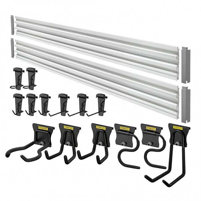 Stanley STST22000-1 garden tool storage rack Wall-mounted Steel Stanley STST22000-1 garden tool storage rack Wall-mounted Steel