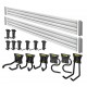 Stanley STST22000-1 garden tool storage rack Wall-mounted Steel Stanley STST22000-1 garden tool storage rack Wall-mounted Steel