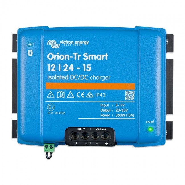 Orion-Tr Smart 12/24-15A Isolated DC-DC charger Orion-Tr Smart 12/24-15A Isolated DC-DC charger