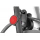 Garden hose reel, metal, for up to 60m of 1/2