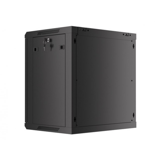 Lanberg WF01-6412-00B rack cabinet 12U Wall mounted rack Black