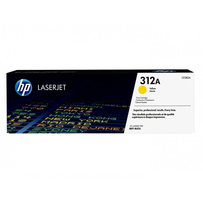 HP 312A Yellow LaserJet Toner Cartridge HP 312A Yellow LaserJet Toner Cartridge
