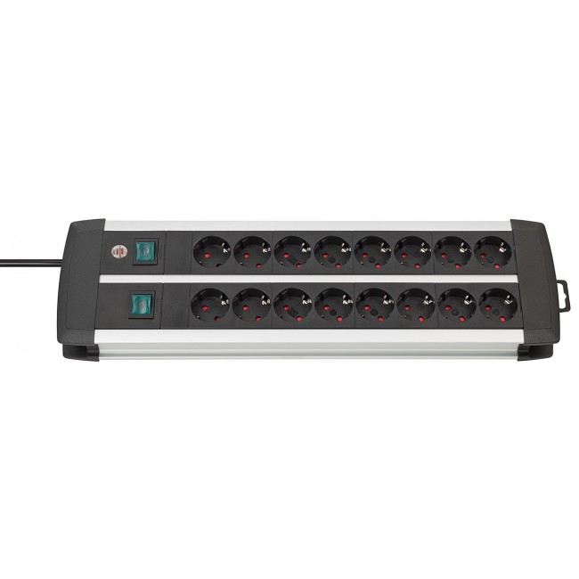 Brennenstuhl 1391000916 power extension 3 m 16 AC outlet(s) Indoor Black, White Brennenstuhl 1391000916 power extension 3 m 16 AC outlet(s) Indoor Black, White