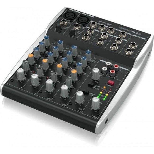 Behringer Xenyx 802S 2 channels Black, Silver