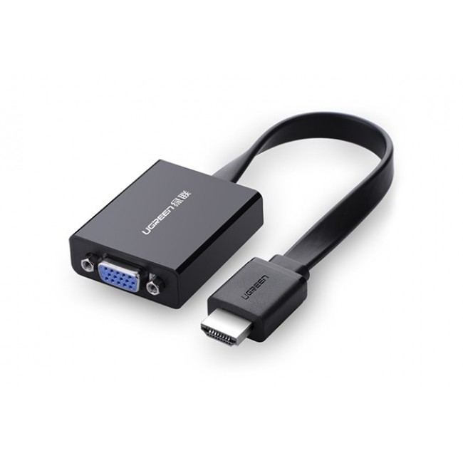 Ugreen 40248 video cable adapter 0.16 m VGA (D-Sub) HDMI + Micro-USB Black