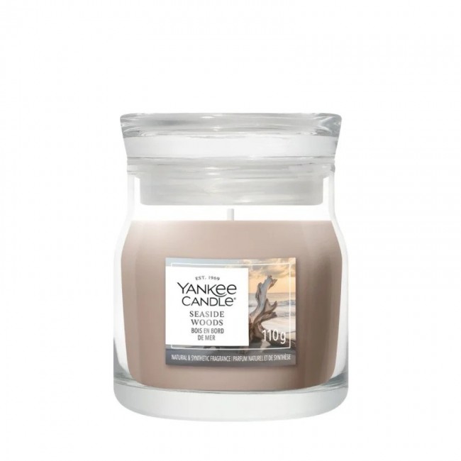 YANKEE CANDLE SEASIDE WOODS Scented Candle 110 g small