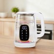 Adler AD 1305WG electric kettle 1.7 L 2200 W Transparent, Gold, White