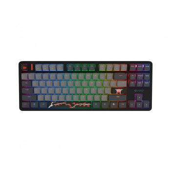 FURY Kanabo K6 magnetic gaming keyboard US with RGB backlighting black-grey