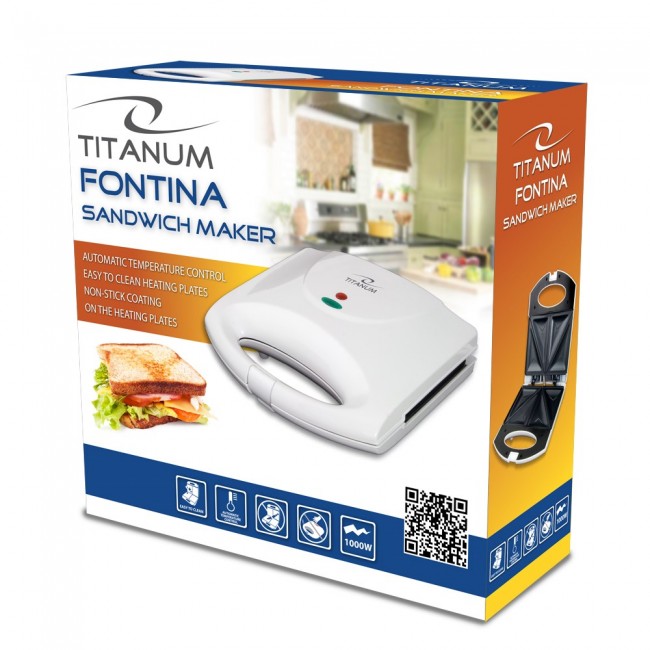 TITANUM TKT006W sandwich maker 1000 W White