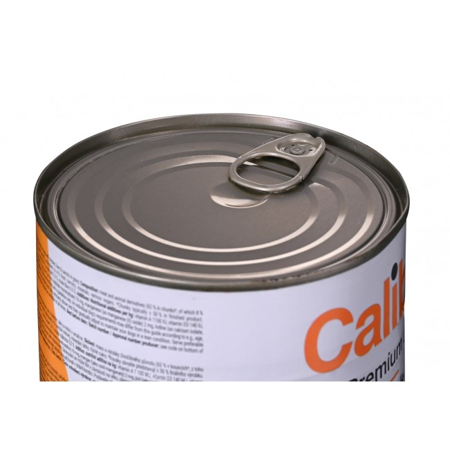 CALIBRA Premium Line Adult Chicken with liver and carrot - wet dog food - 1240g