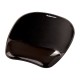 Fellowes CRYSTAL mouse and wrist pad gel, black Fellowes CRYSTAL mouse and wrist pad gel, black