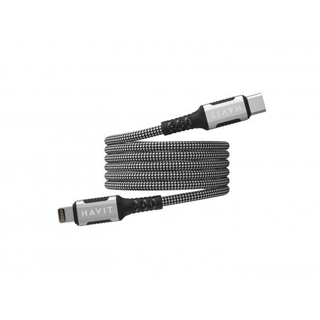 Havit CB6298 - Magnetic USB type C-Lightning cable, 1 m (black) Havit CB6298 - Magnetic USB type C-Lightning cable, 1 m (black)