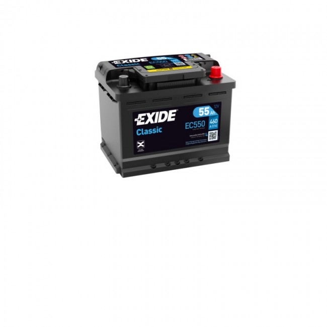 Exide Classic EC550 vehicle battery EFB (Enhanced Flooded Battery) 55 Ah 12 V 460 A Car Exide Classic EC550 vehicle battery EFB (Enhanced Flooded Battery) 55 Ah 12 V 460 A Car