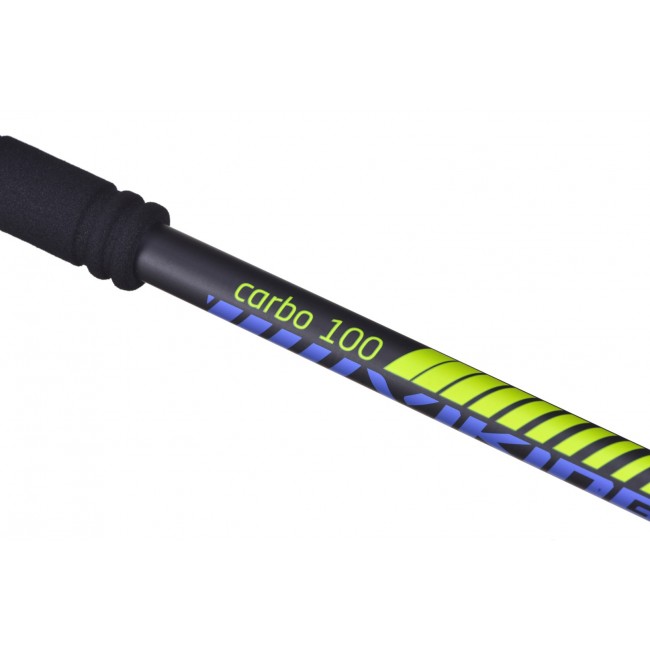 VIKING CARBO LITE TREKKING POLES BLACK/LIME