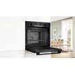 BOSCH HBA514BB3 oven + BOSCH HEZ538000 single-level telescopic runners
