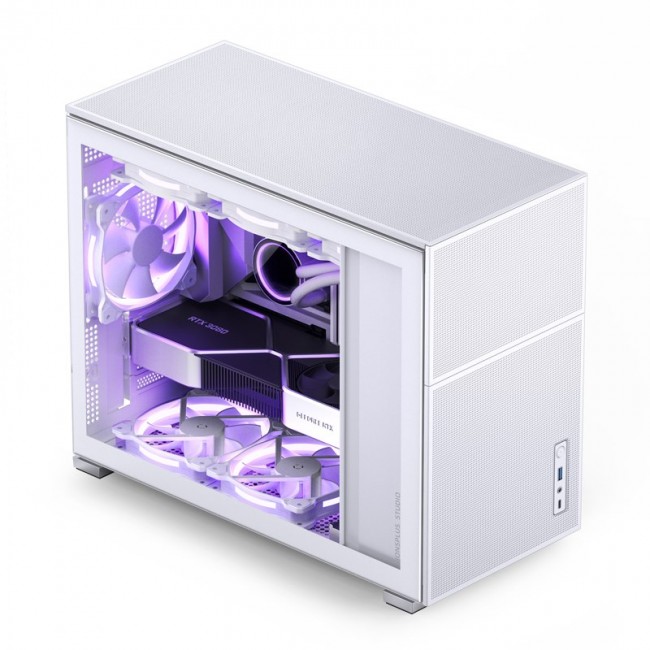 Jonsbo D31 MESH Micro-ATX Case, Tempered Glass - white Jonsbo D31 MESH Micro-ATX Case, Tempered Glass - white
