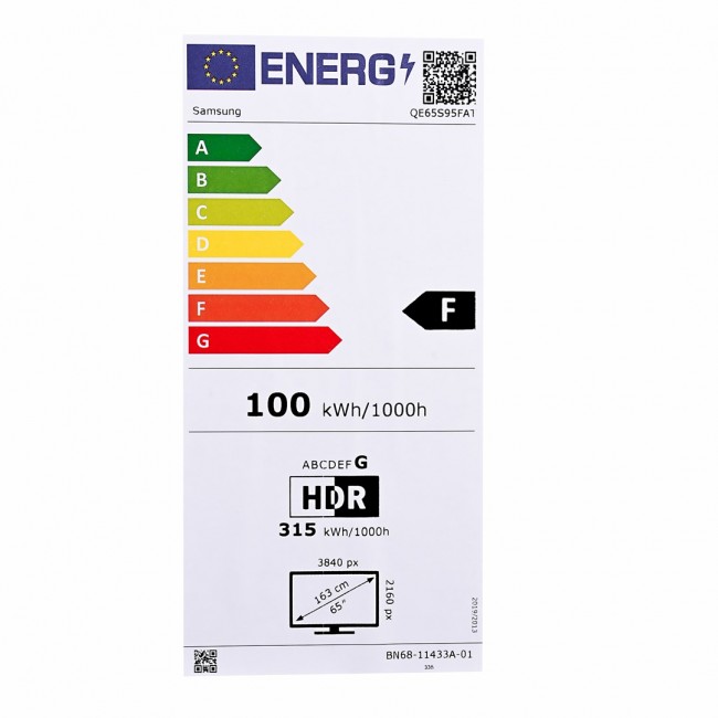 Samsung QE65S95FAT 165.1 cm (65