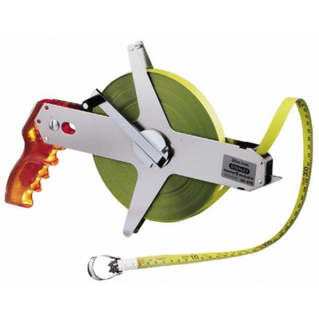 Stanley 1-34-477 tape measure 30 m Brass Metallic