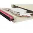 Equip 24-Port Fiber Optic Splice Box, SC Duplex, OM4, 1U, Equipped, Grey