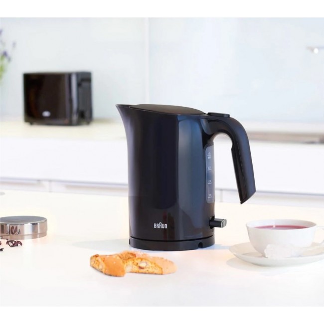 Braun WK 3000 BK electric kettle 1 L Black 2200 W