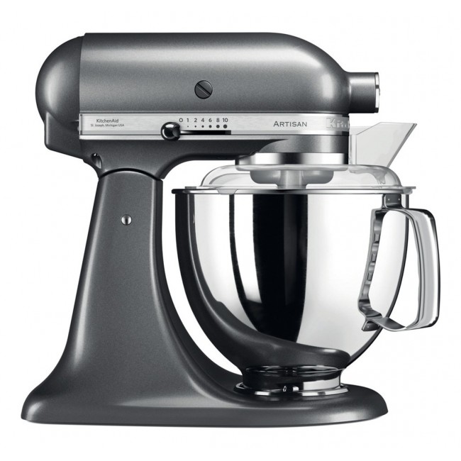 KitchenAid 5KSM175PSEMS Artisan food processor 300 W 4.8 L Silver