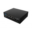 Lanberg ILFE-8P-1GE-1S-120 network switch Unmanaged Fast Ethernet (10/100) Power over Ethernet (PoE) 1U Black