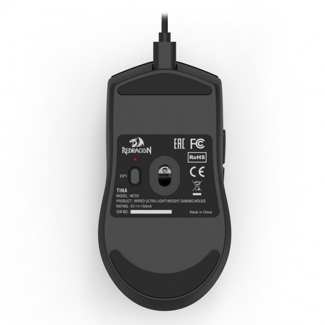 REDRAGON M724-1K K1NG mouse USB Type-C