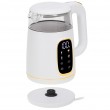 Adler AD 1305WG electric kettle 1.7 L 2200 W Transparent, Gold, White