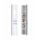 Bathroom cabinet NEL II 31x30x174 cm, white, glossy