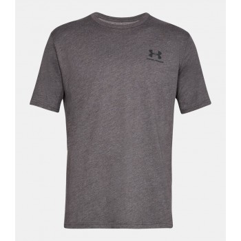 Under Armour Sportstyle Left Chest SS Men's T-Shirt Dark Grey 1326799 019 2XL