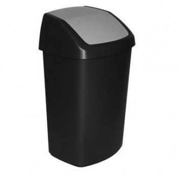 Curver Swing-Top 50 L Rectangular Plastic Black, Grey