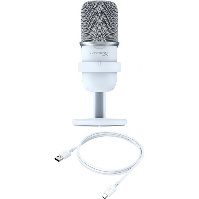 HyperX SoloCast - USB Microphone (White) HyperX SoloCast - USB Microphone (White)