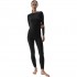 Women's Thermoactive T-Shirt 4F F176 deep black allover 4FWAW24USEAF176 20A XS/S