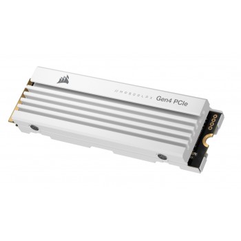 Corsair MP600 Pro LPX NVMe SSD, PCIe 4.0 M.2 Type 2280 - 2 TB - white