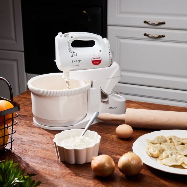 SMAPP Hand Mixer with 2 bowls 451.66 White SMAPP Hand Mixer with 2 bowls 451.66 White