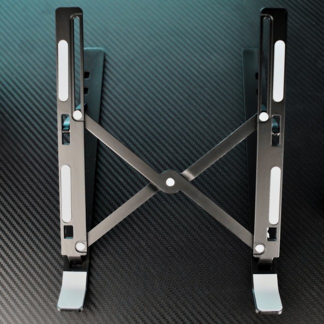 SAVIO PB-05 Office stand for laptop and tablet, black, aluminium SAVIO PB-05 Office stand for laptop and tablet, black, aluminium